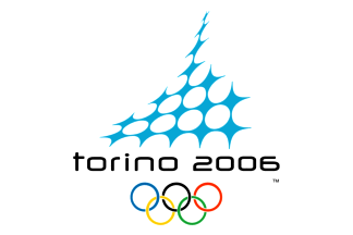 [White version of the flag of the 20th Olympic Winter Games (Torino 2006)]