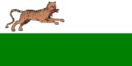 Siberian flag with Tiger