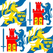 [Flag of former county of Gothenburg and Bohus]