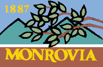 [flag of Monrovia, California]