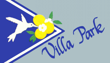 [Villa Park flag]