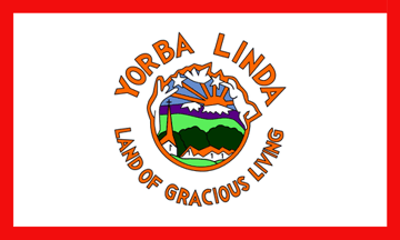 [flag of Yorba Linda, California]