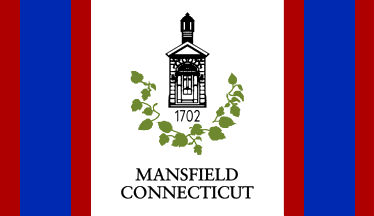 [flag of Mansfield, Connecticut]