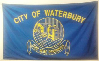 [flag of Waterbury, Connecticut]