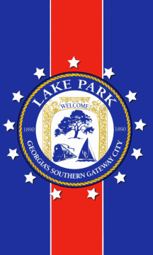 [Flag of Lake Park, Georgia]