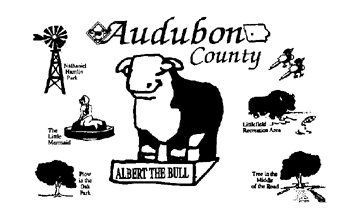[Former Flag of Audobon County, Iowa]