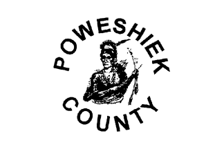 [Former Flag of Poweshiek County, Iowa]