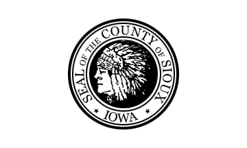 [Former Flag of Sioux County, Iowa]