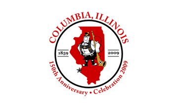 [Columbia, Illinois flag]