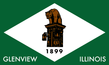 [Glenview, Illinois flag]