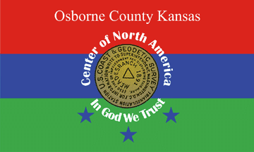 [Osborne County, Kansas flag]