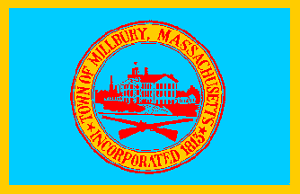 [Flag of Millbury, Massachusetts]