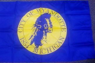 [Flag of Wyandotte, Michigan]