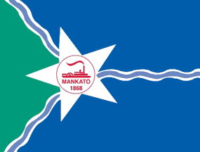 [flag of Mankato, Minnesota]