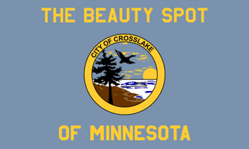 [flag of Crosslake, Minnesota]