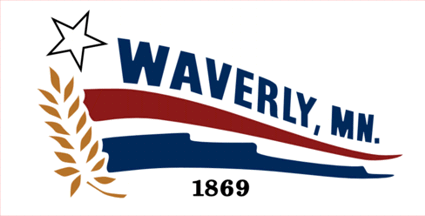 [flag of Waverly, Minnesota]