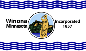 [flag of Winona, Minnesota]