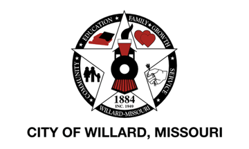 [flag of Willard, Missouri]