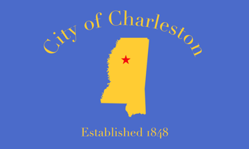 [flag of Charleston, Mississippi]