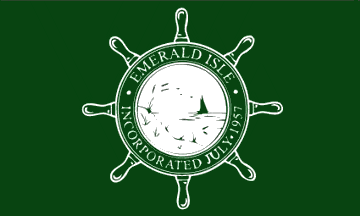 [flag of Emerald Isle, North Carolina]