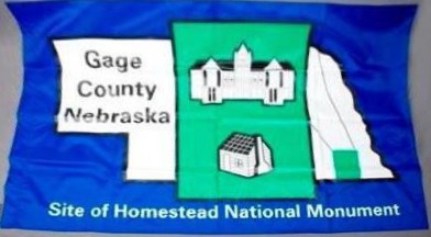 [Flag of Gage County, Nebraska]