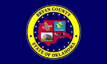 [flag of Bryan County, Oklahoma]