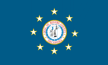 [flag of Rogers County, Oklahoma]