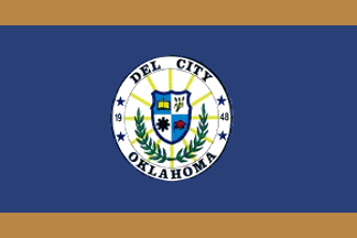 [flag of Del City, Oklahoma]