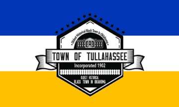 [flag of Tullahassee, Oklahoma]