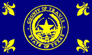 [Flag of Travis County, Texas]