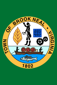 [Flag of Brookneal, Virginia]