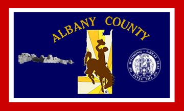 [Flag of Albany County, Wyoming]