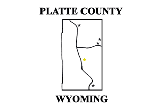 [Flag of Platte County, Wyoming]