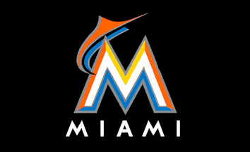 [Miami Marlins cap logo flag]