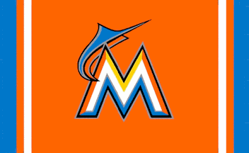 [Miami Marlins logo flag example]
