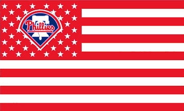 [Philadelphia Phillies stars and stripes flag example]