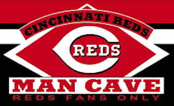 [Cincinnati Reds Man Cave flag example]