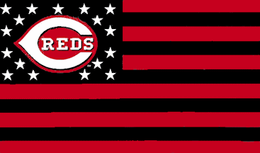 [Cincinnati Reds stars and stripes flag example]