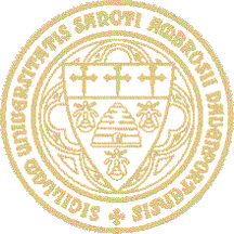[Seal of Saint Ambrose University]