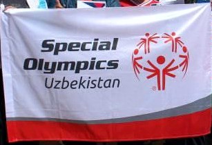 [flag of Special Olympics Uzbekistan]