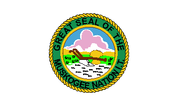[Muscogee (or Creek) - Oklahoma flag]