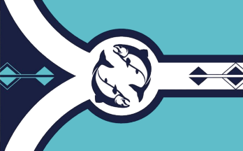[Wenatchi Tribe, Washington flag]