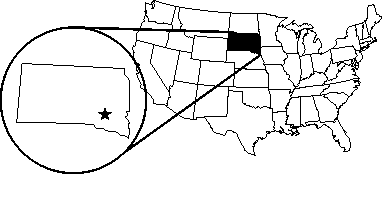 [Yankton Sioux - South Dakota map]