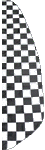 [Racing Checkered Feather Flag]