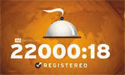 ISO 22000:18 flag