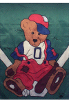Boyd's Bear Banner - Homer Baseball Bear