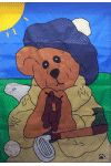 Boyd's Bear Banner - Sebastian the Golfer