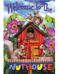 Spring Nuthouse Squirrels Banner
