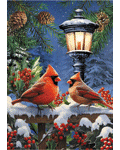 [Winter Glow Cardinal Banner]