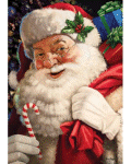 [Candy Cane Santa Banner]